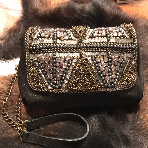 Anthropologie Handbags - Jasper & Jeera Asterina Anthro Bead Crossbody